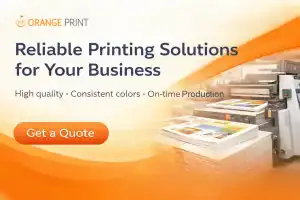 Reliable commercial printing in Singapore - stickers, name cards, flyers, posters and packaging by Orange Print