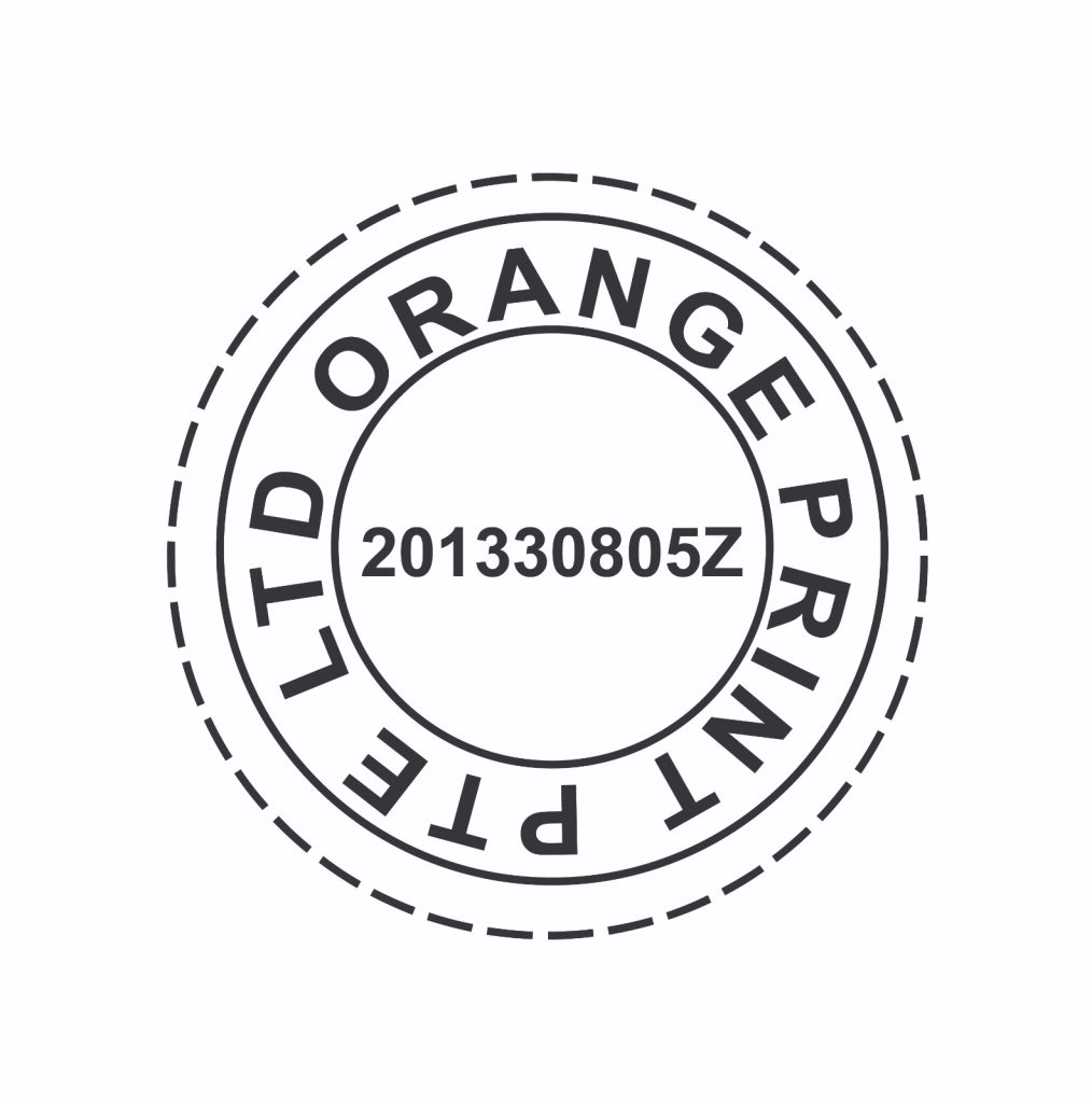 Orange Print Company Stamp